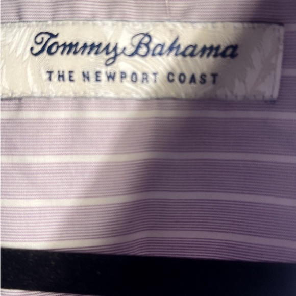 Tommy Bahama Purple Newport Coast pocket Casual Button Down long sleeve Shirt XL - Picture 4 of 5